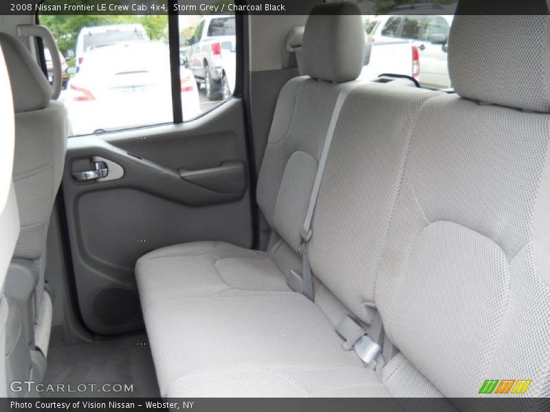 Storm Grey / Charcoal Black 2008 Nissan Frontier LE Crew Cab 4x4