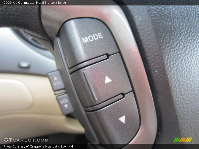 Metal Bronze / Beige 2009 Kia Optima LX