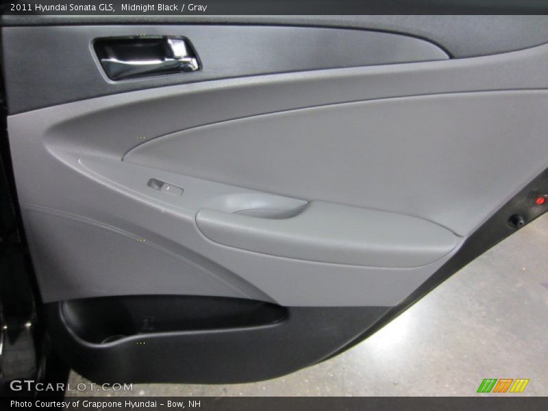 Midnight Black / Gray 2011 Hyundai Sonata GLS
