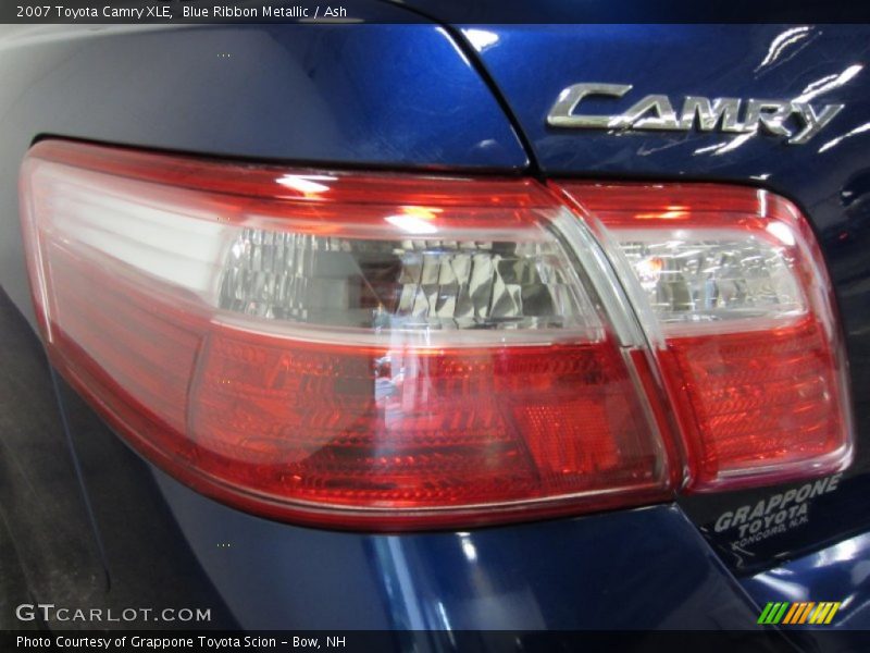 Blue Ribbon Metallic / Ash 2007 Toyota Camry XLE