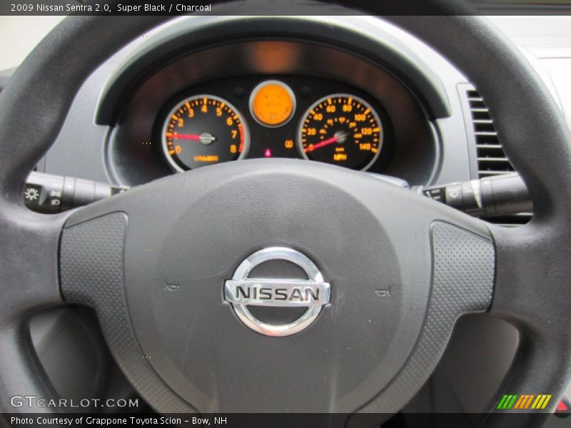 Super Black / Charcoal 2009 Nissan Sentra 2.0