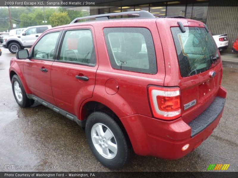 Sangria Red Metallic / Stone 2009 Ford Escape XLS