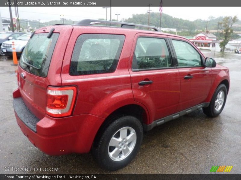 Sangria Red Metallic / Stone 2009 Ford Escape XLS