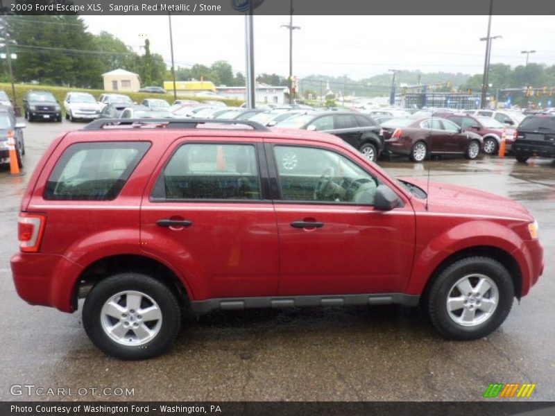 Sangria Red Metallic / Stone 2009 Ford Escape XLS