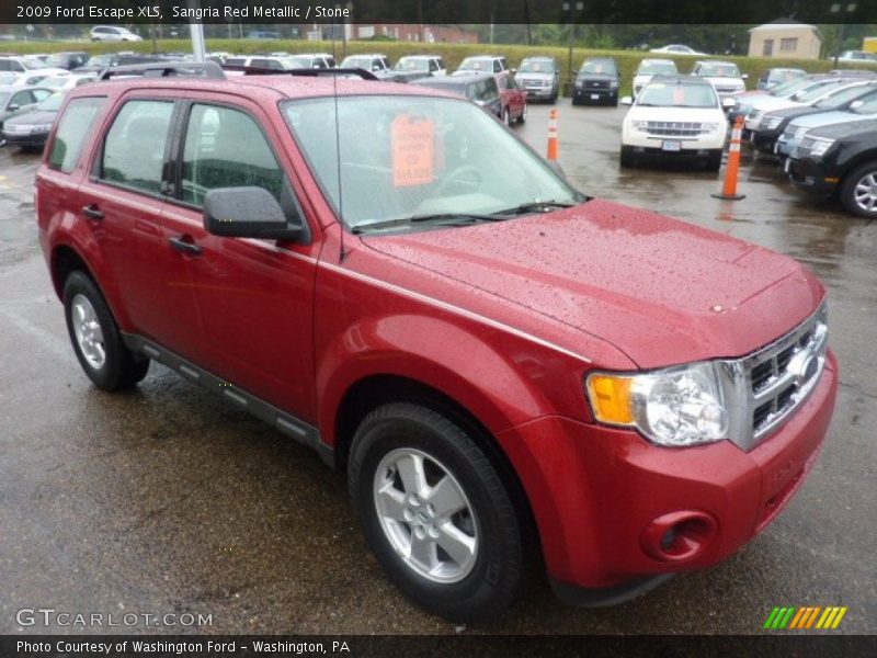 Sangria Red Metallic / Stone 2009 Ford Escape XLS