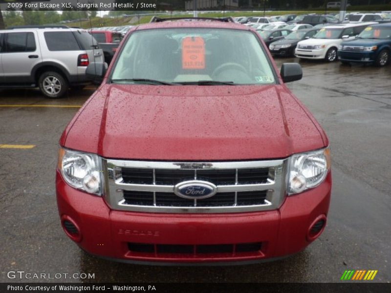 Sangria Red Metallic / Stone 2009 Ford Escape XLS