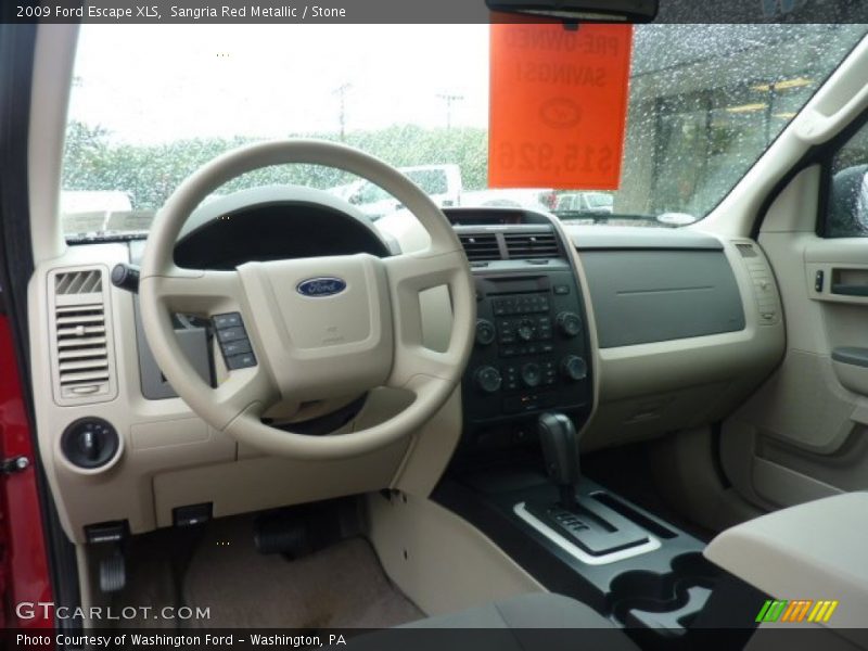 Sangria Red Metallic / Stone 2009 Ford Escape XLS