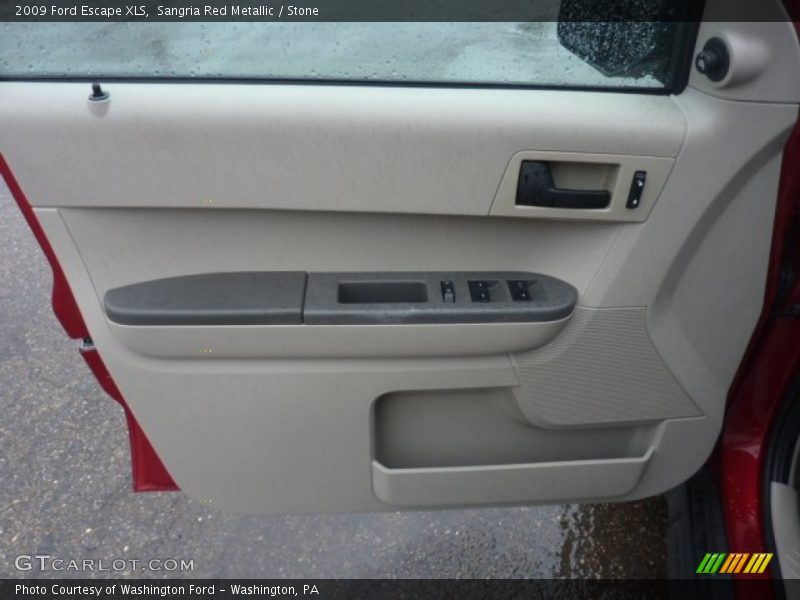 Sangria Red Metallic / Stone 2009 Ford Escape XLS