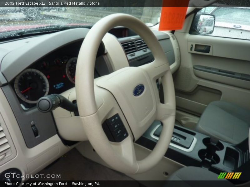 Sangria Red Metallic / Stone 2009 Ford Escape XLS