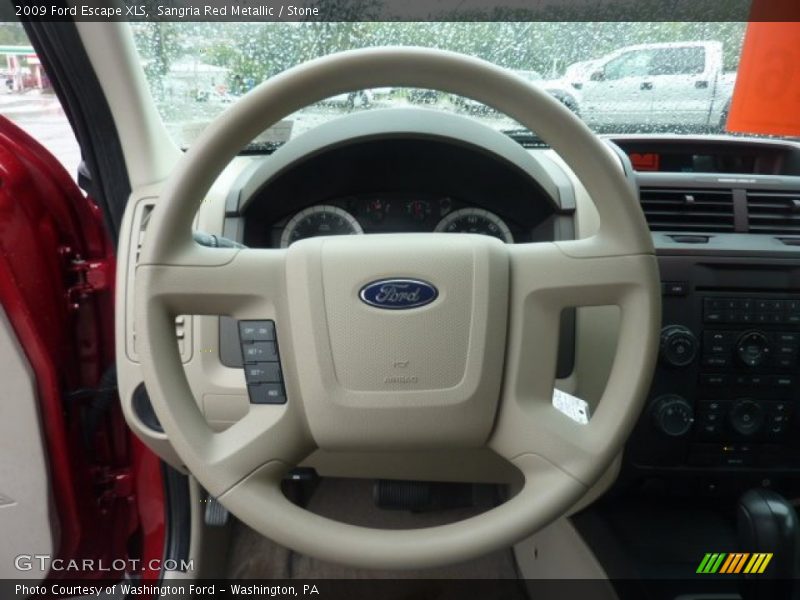 Sangria Red Metallic / Stone 2009 Ford Escape XLS