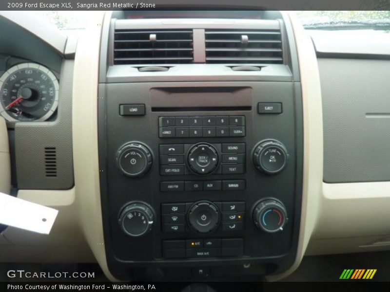 Sangria Red Metallic / Stone 2009 Ford Escape XLS