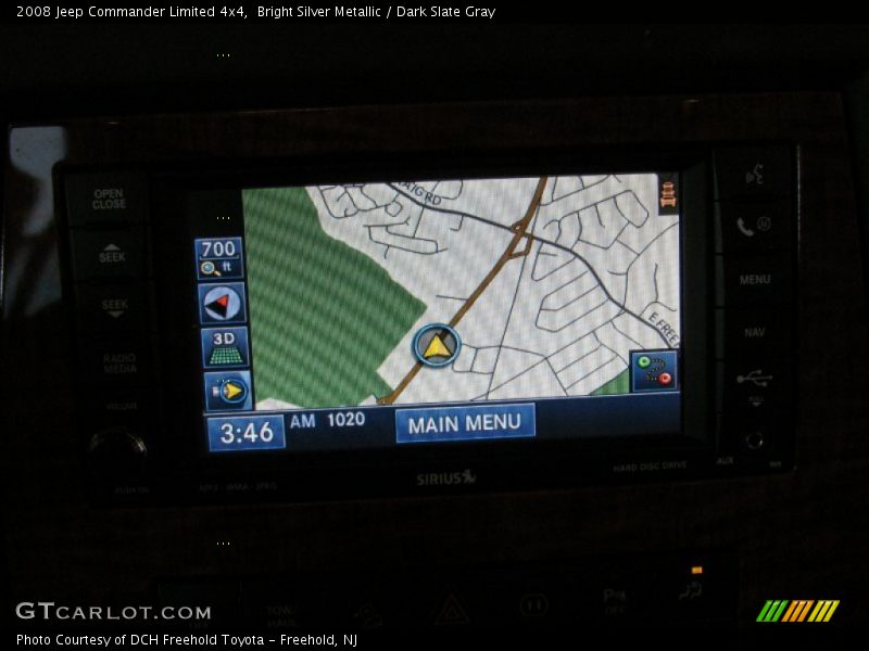 Bright Silver Metallic / Dark Slate Gray 2008 Jeep Commander Limited 4x4