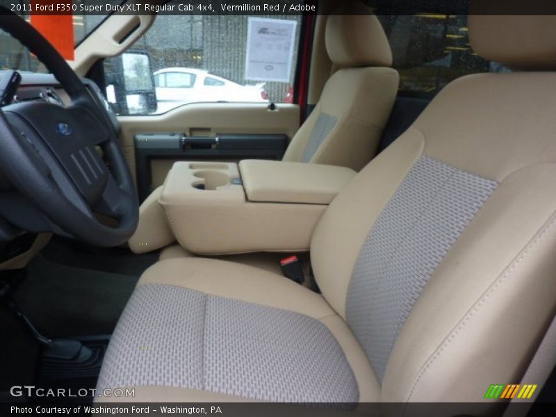  2011 F350 Super Duty XLT Regular Cab 4x4 Adobe Interior