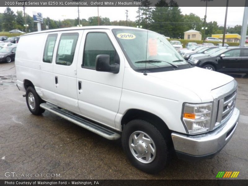 Oxford White / Medium Flint 2010 Ford E Series Van E250 XL Commericial