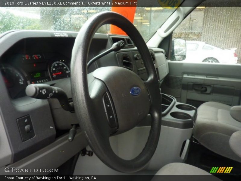 Oxford White / Medium Flint 2010 Ford E Series Van E250 XL Commericial