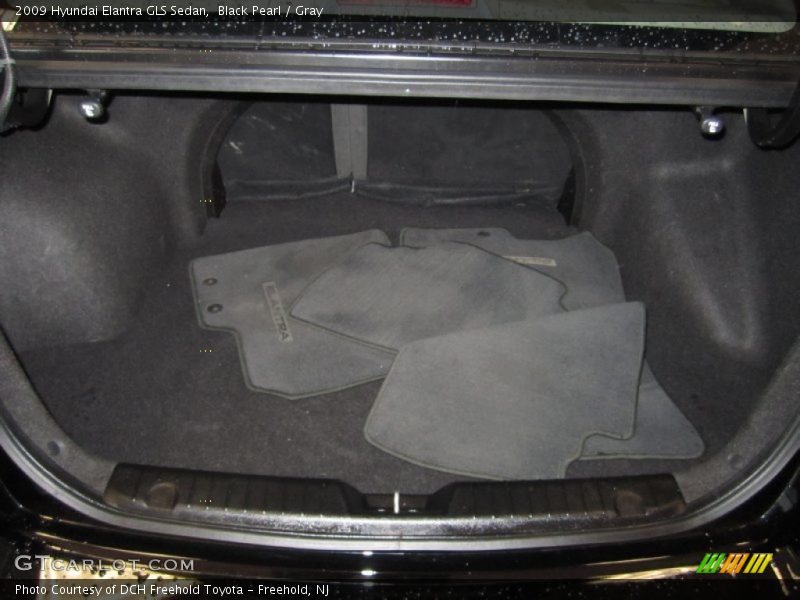 Black Pearl / Gray 2009 Hyundai Elantra GLS Sedan