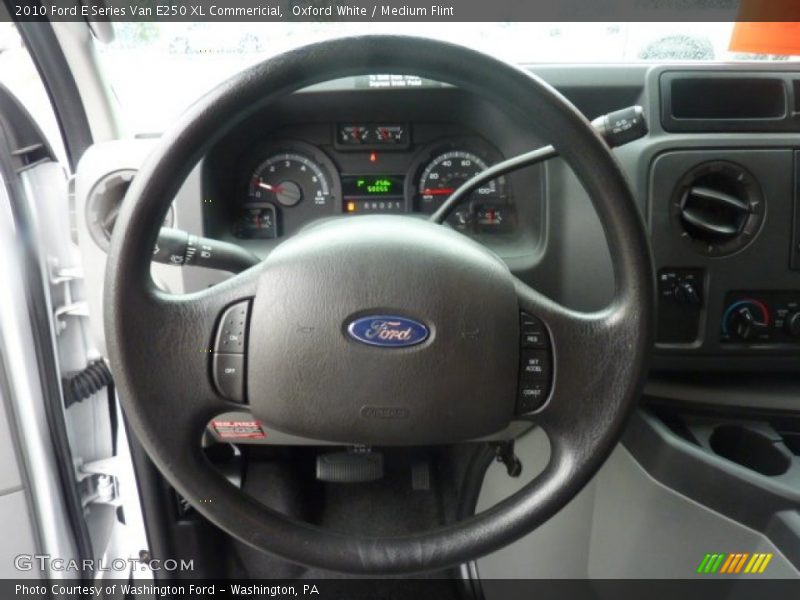 Oxford White / Medium Flint 2010 Ford E Series Van E250 XL Commericial