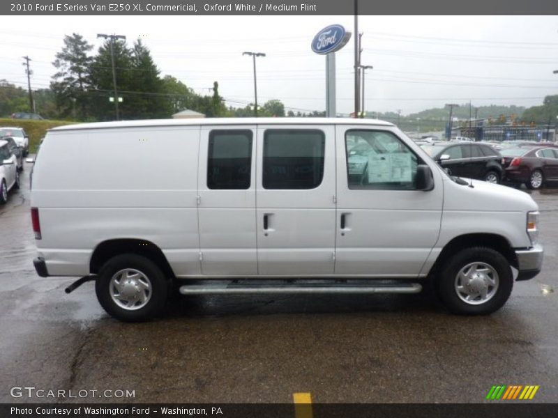 Oxford White / Medium Flint 2010 Ford E Series Van E250 XL Commericial