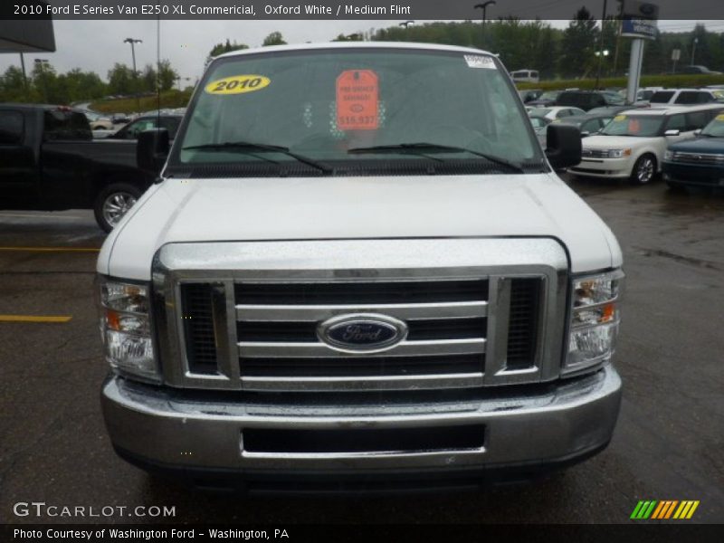 Oxford White / Medium Flint 2010 Ford E Series Van E250 XL Commericial
