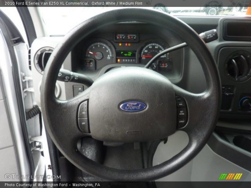 Oxford White / Medium Flint 2010 Ford E Series Van E250 XL Commericial