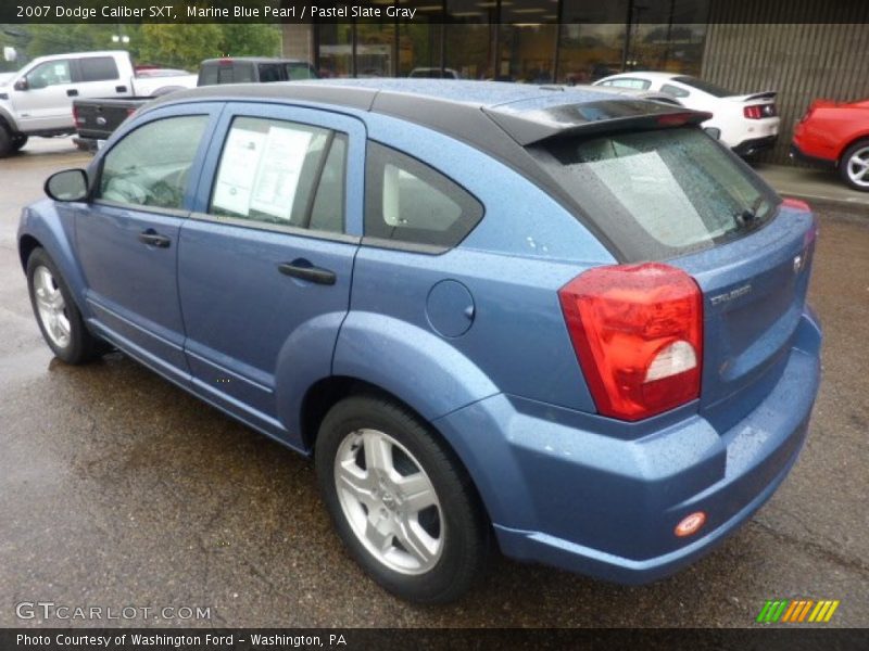Marine Blue Pearl / Pastel Slate Gray 2007 Dodge Caliber SXT
