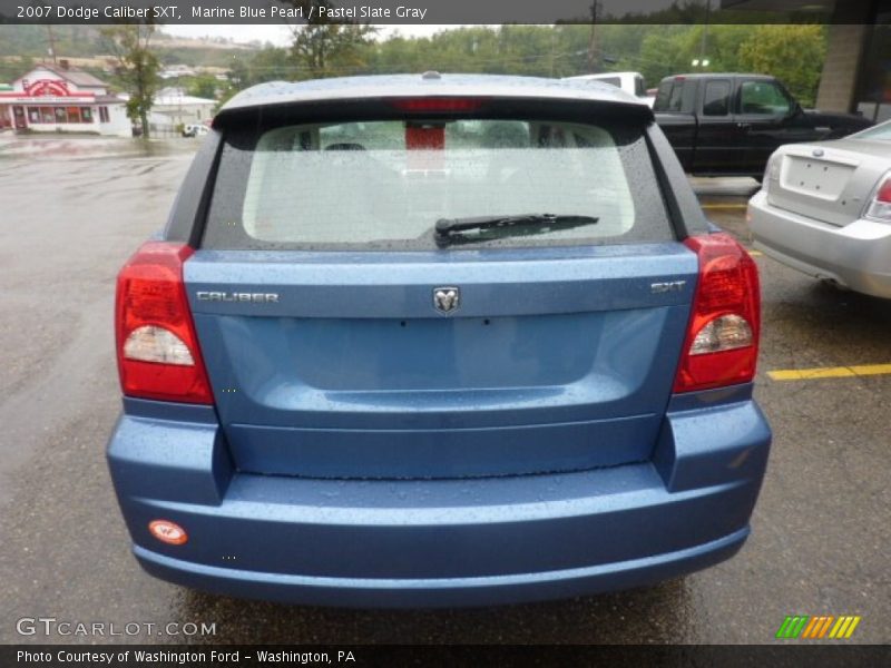 Marine Blue Pearl / Pastel Slate Gray 2007 Dodge Caliber SXT
