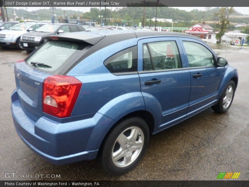 Marine Blue Pearl / Pastel Slate Gray 2007 Dodge Caliber SXT