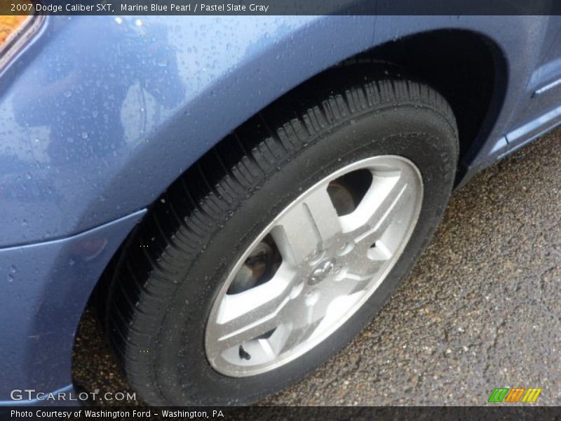 Marine Blue Pearl / Pastel Slate Gray 2007 Dodge Caliber SXT