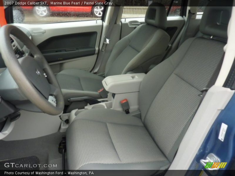 Marine Blue Pearl / Pastel Slate Gray 2007 Dodge Caliber SXT