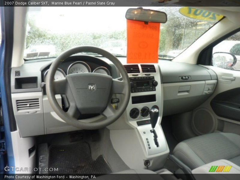 Marine Blue Pearl / Pastel Slate Gray 2007 Dodge Caliber SXT