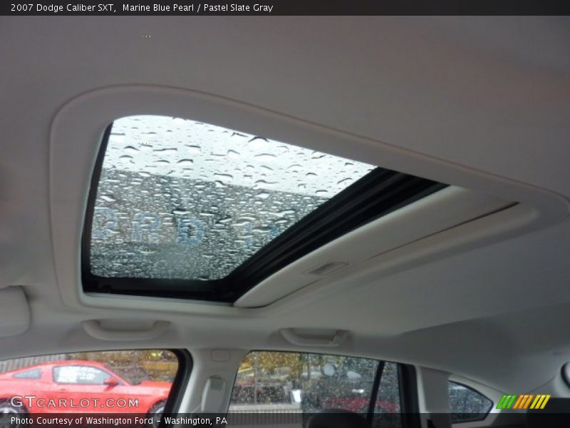 Marine Blue Pearl / Pastel Slate Gray 2007 Dodge Caliber SXT
