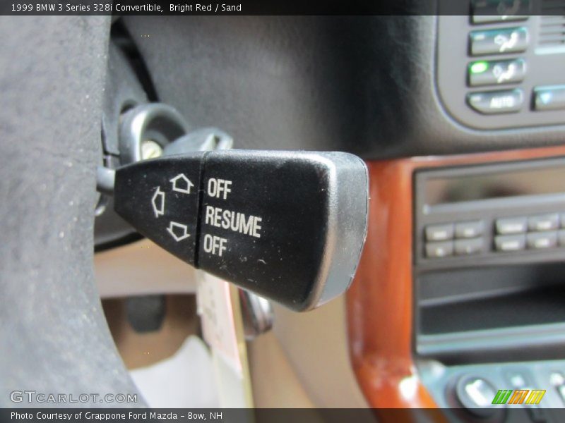 Controls of 1999 3 Series 328i Convertible