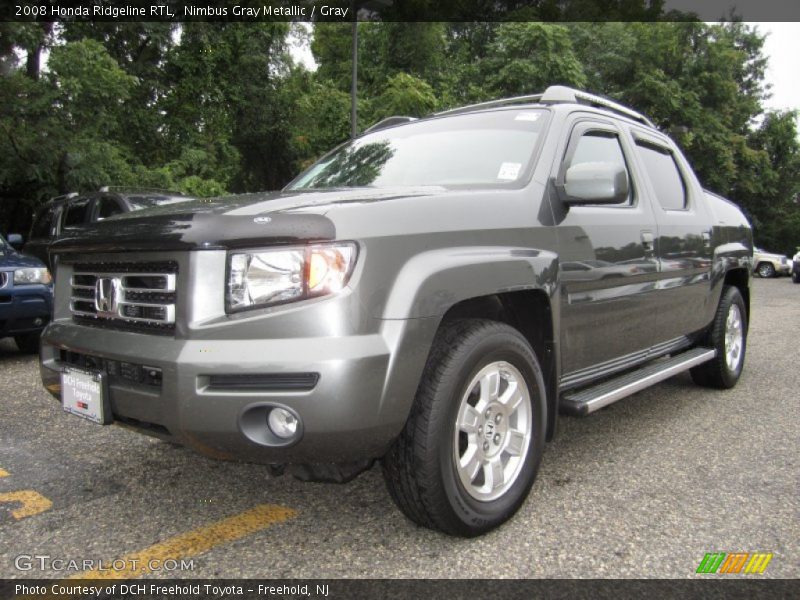 Nimbus Gray Metallic / Gray 2008 Honda Ridgeline RTL