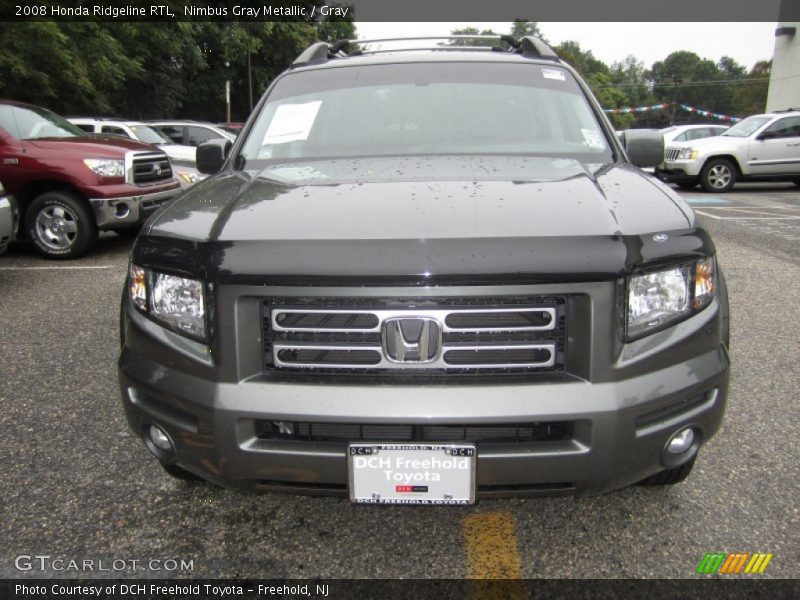 Nimbus Gray Metallic / Gray 2008 Honda Ridgeline RTL