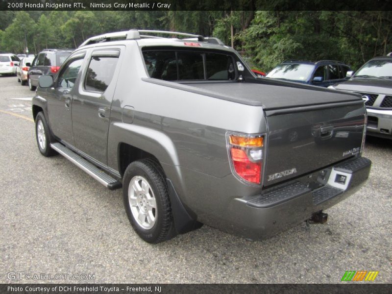 Nimbus Gray Metallic / Gray 2008 Honda Ridgeline RTL