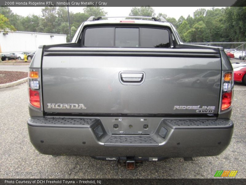 Nimbus Gray Metallic / Gray 2008 Honda Ridgeline RTL