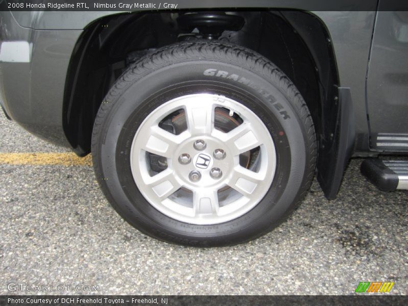 Nimbus Gray Metallic / Gray 2008 Honda Ridgeline RTL