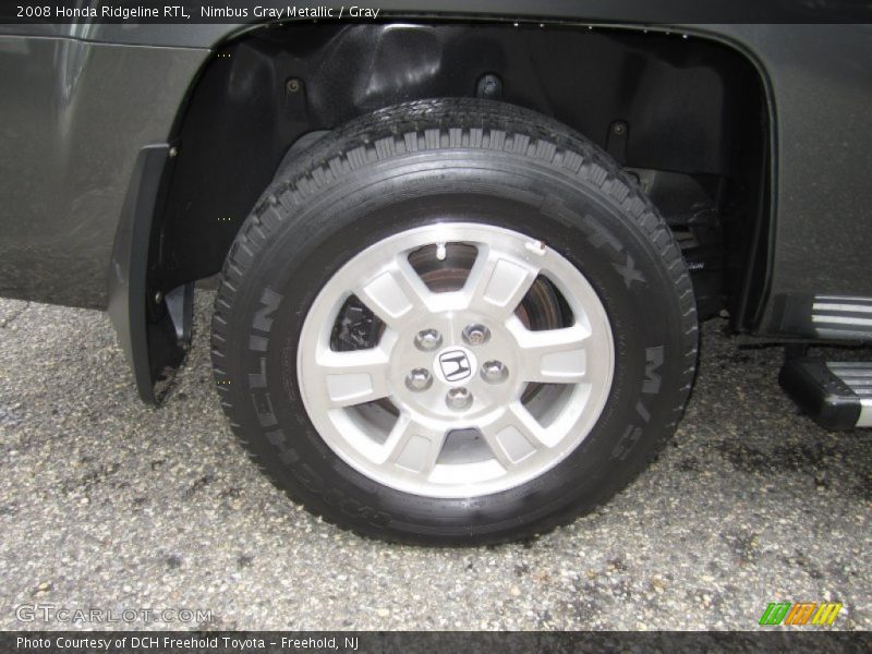 Nimbus Gray Metallic / Gray 2008 Honda Ridgeline RTL