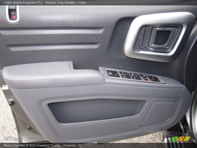 Nimbus Gray Metallic / Gray 2008 Honda Ridgeline RTL
