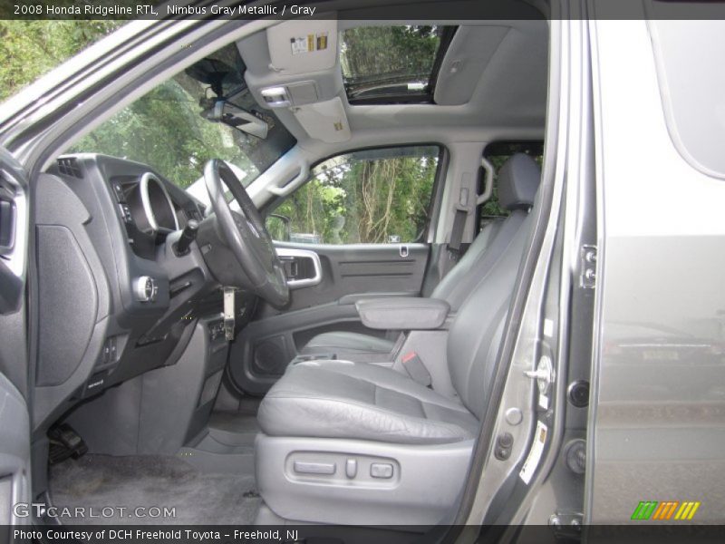 Nimbus Gray Metallic / Gray 2008 Honda Ridgeline RTL