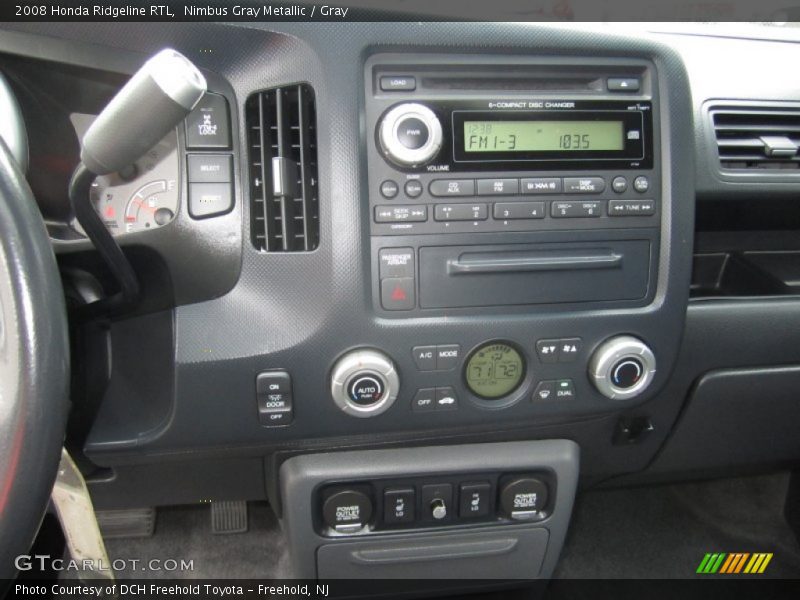 Nimbus Gray Metallic / Gray 2008 Honda Ridgeline RTL