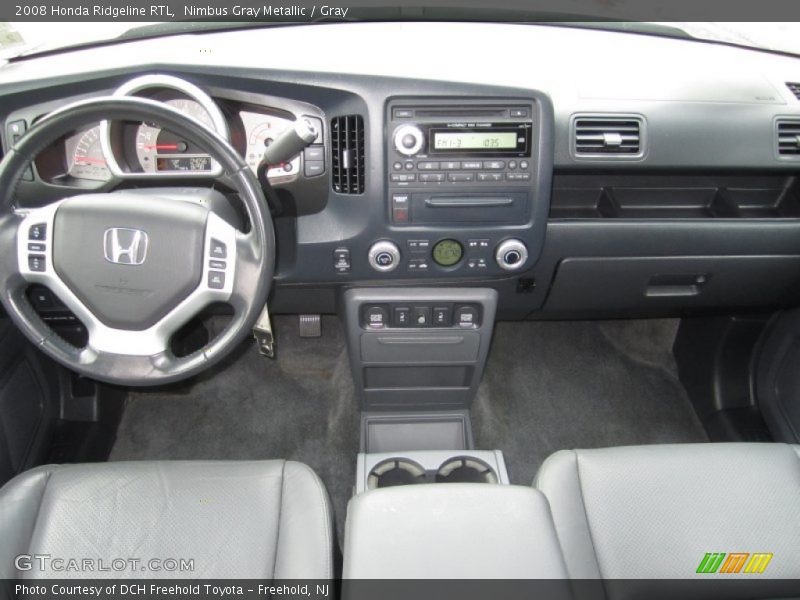 Nimbus Gray Metallic / Gray 2008 Honda Ridgeline RTL