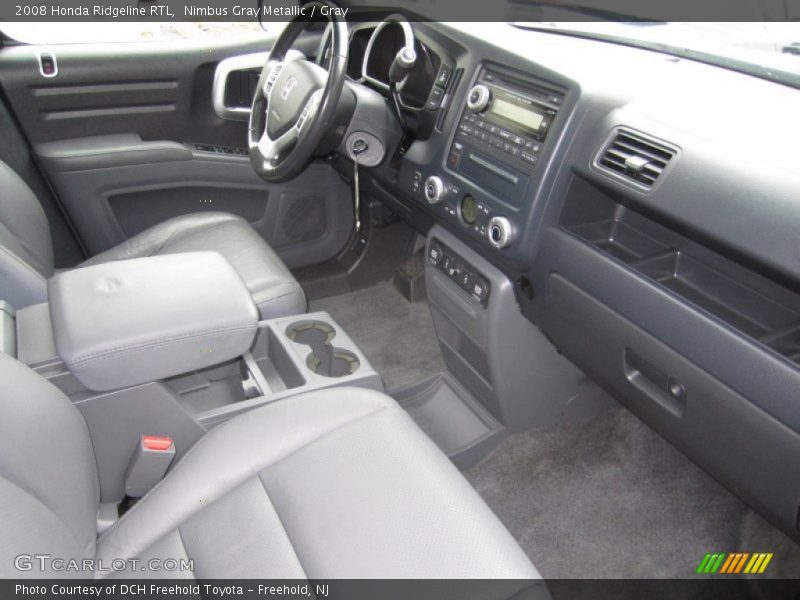 Nimbus Gray Metallic / Gray 2008 Honda Ridgeline RTL
