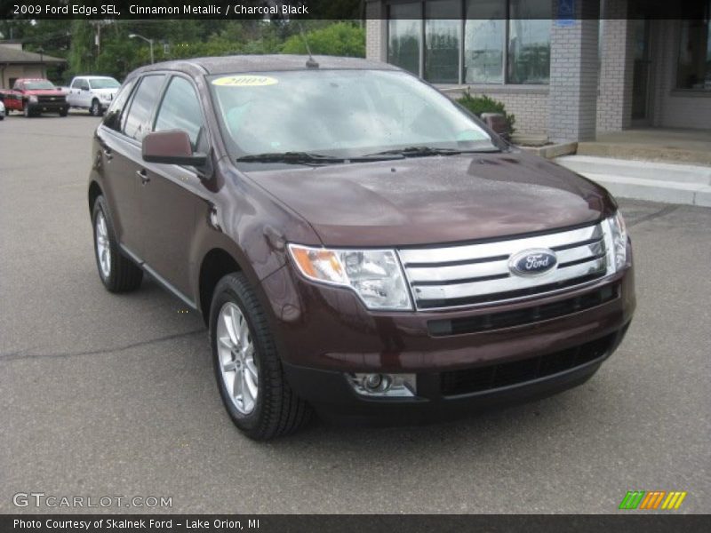 Cinnamon Metallic / Charcoal Black 2009 Ford Edge SEL
