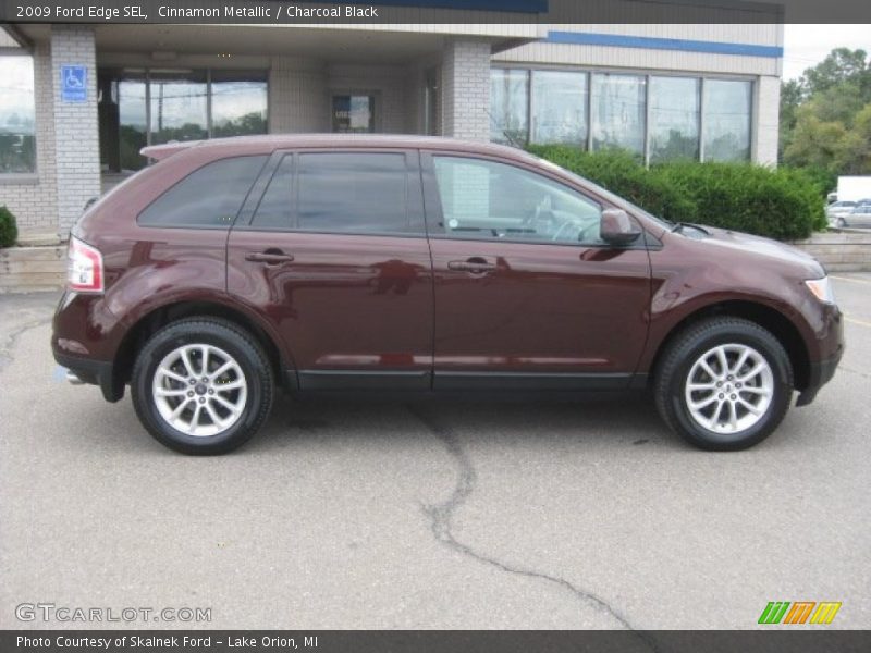 Cinnamon Metallic / Charcoal Black 2009 Ford Edge SEL