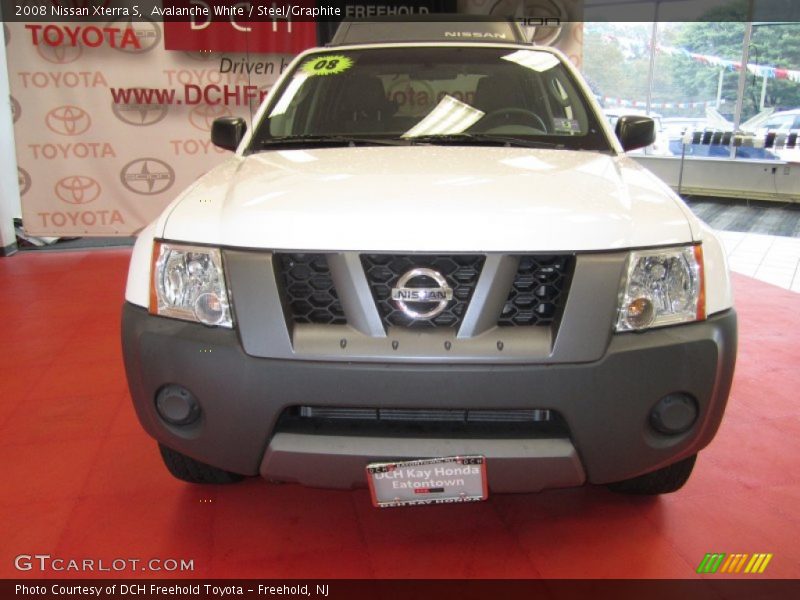 Avalanche White / Steel/Graphite 2008 Nissan Xterra S