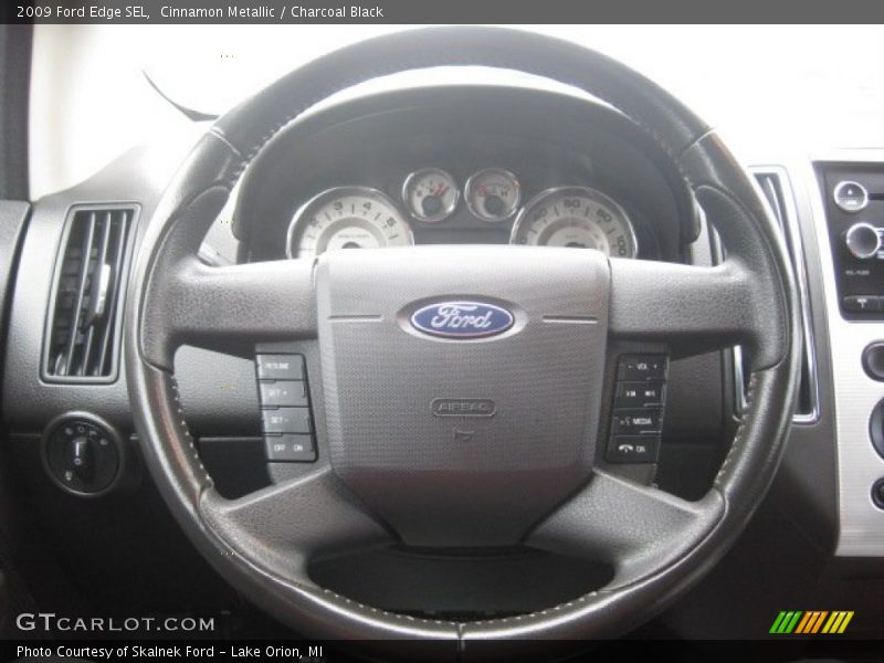 Cinnamon Metallic / Charcoal Black 2009 Ford Edge SEL