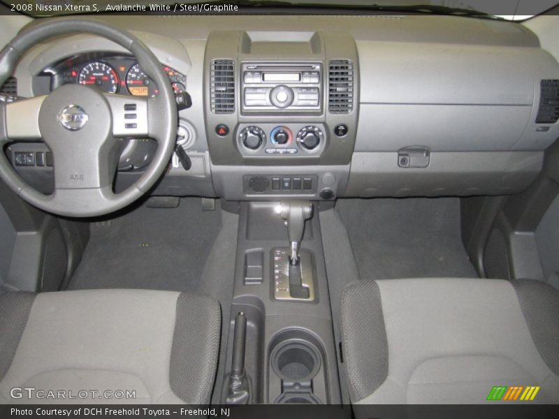 Avalanche White / Steel/Graphite 2008 Nissan Xterra S
