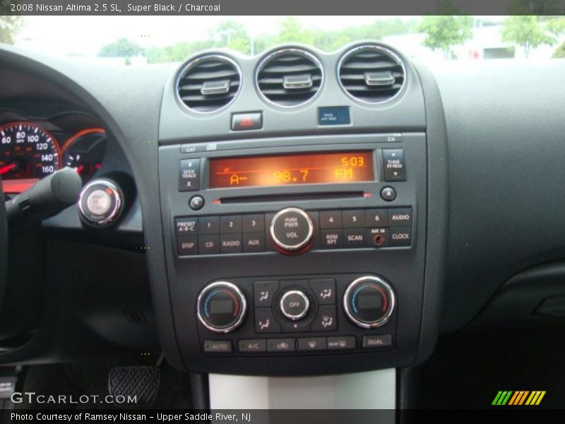 Super Black / Charcoal 2008 Nissan Altima 2.5 SL