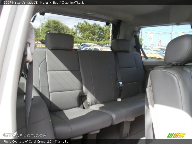 Majestic Blue / Graphite/Titanium 2007 Nissan Armada SE